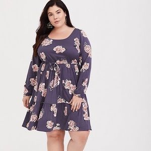 Torrid mini floral dress